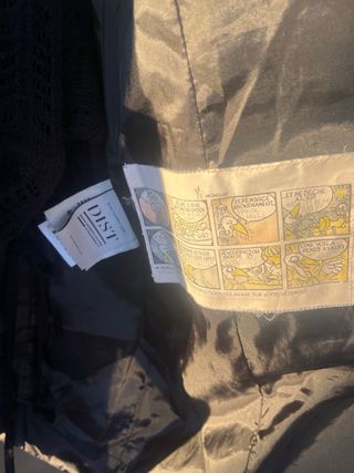 Plumífero largo Moncler negro. Talla 4 Original