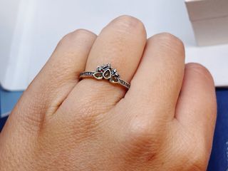 Anillo Pandora Tiara Princesa Tiana Disney