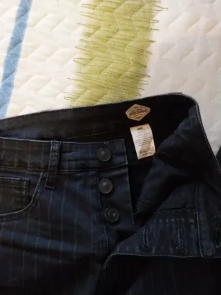 Pantalón Zara rayas blanco y negro