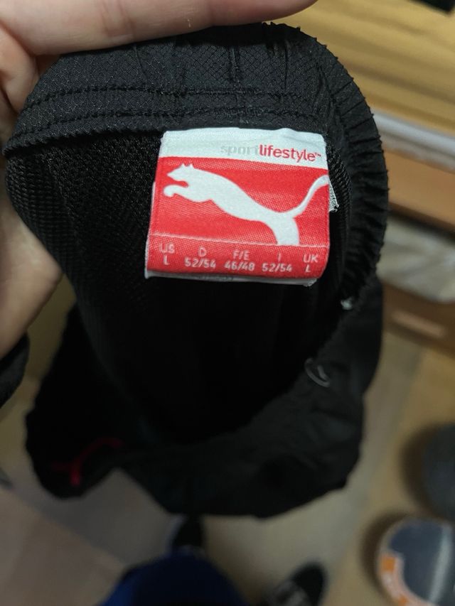 Pantalón Puma Negro Vintage