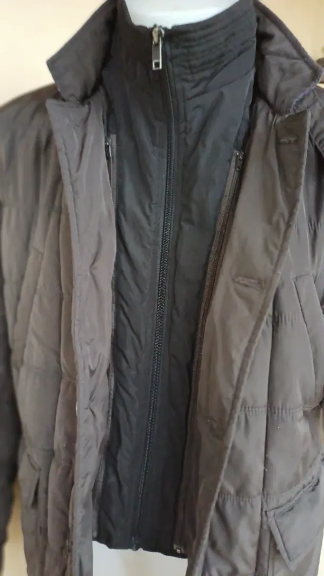 Giacca imbottita marrone