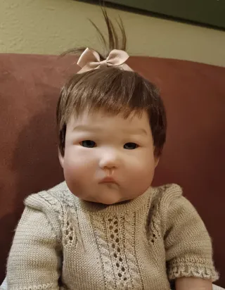 Muñeca Reborn Vinilo y Tela