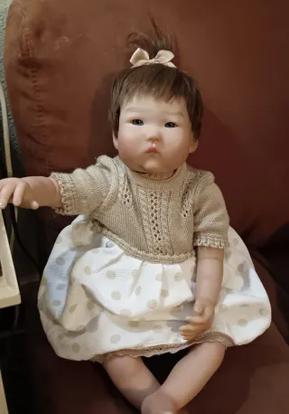 Muñeca Reborn Vinilo y Tela