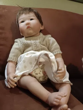 Muñeca Reborn Vinilo y Tela