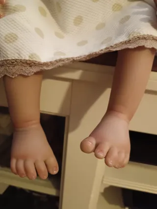 Muñeca Reborn Vinilo y Tela