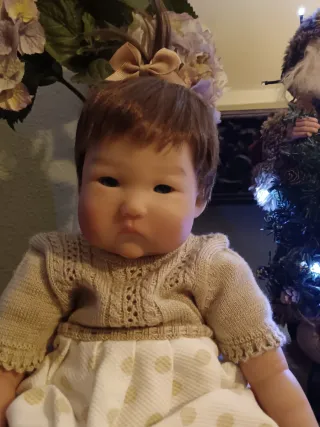 Muñeca Reborn Vinilo y Tela