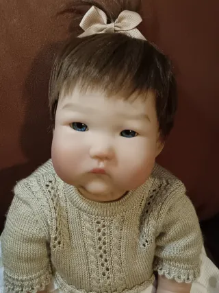 Muñeca Reborn Vinilo y Tela