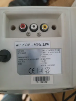 Altoparlanti TEAC PowerMax 120/2