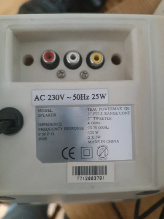 Altoparlanti TEAC PowerMax 120/2