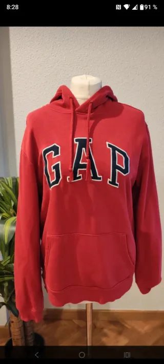 Sudadera Gap Roja con Logo
