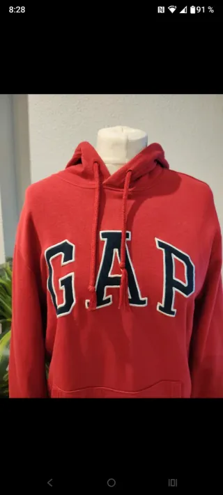 Sudadera Gap Roja con Logo