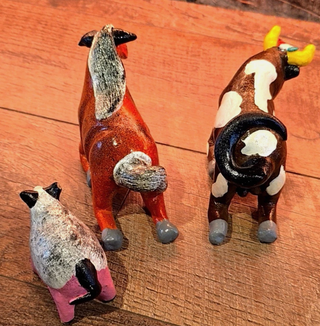 Set arcilla artesanal animales