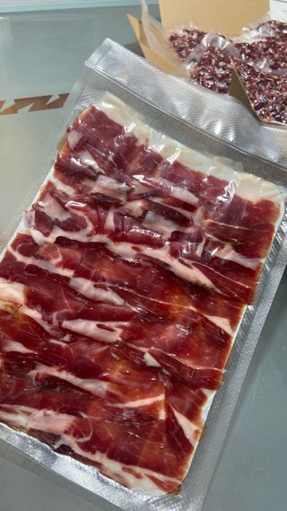 Corte de Jamón /paleta Cuchillo + Envasado