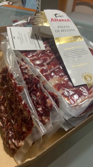 Corte de Jamón /paleta Cuchillo + Envasado