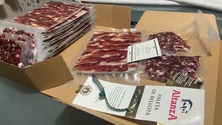 Corte de Jamón /paleta Cuchillo + Envasado