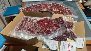 Corte de Jamón /paleta Cuchillo + Envasado