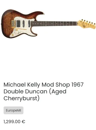 Guitarra Michael Kelly Mod Shop 1967
