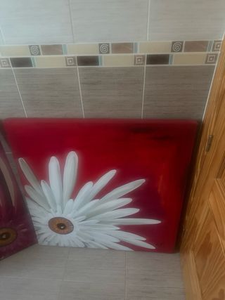 Quadri moderni con fiori (2 pz)