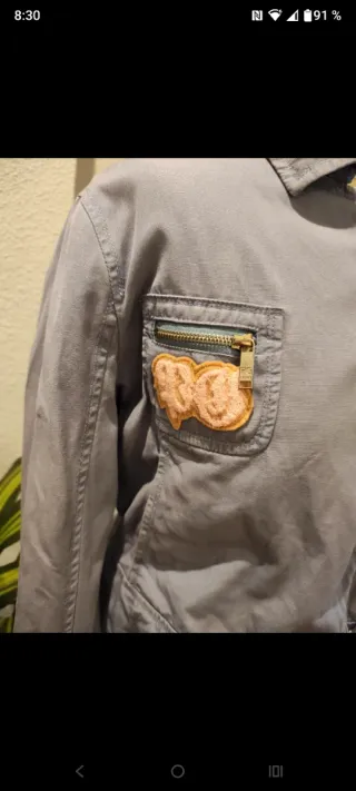 Cazadora sport Purificación García lila