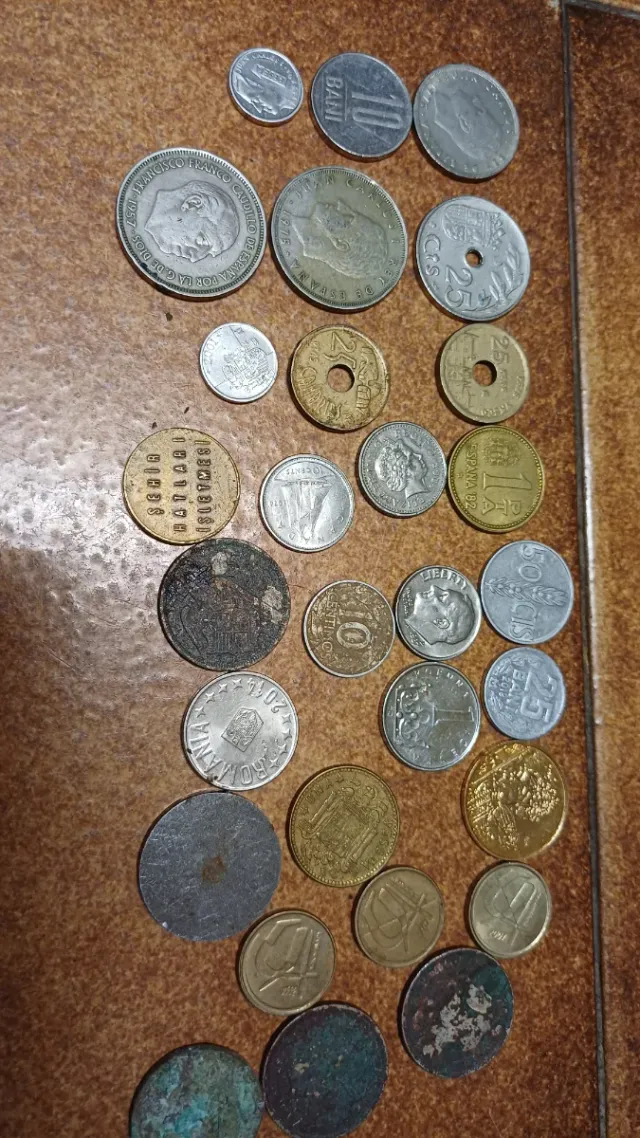 Lote de monedas antiguas