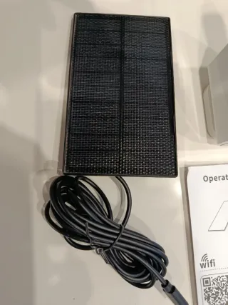 Cámara Vigilancia WiFi Batería Solar