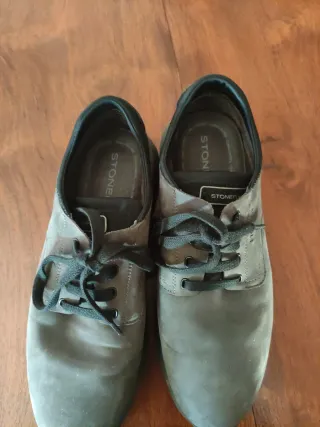 Stonefly Scarpa Pelle Nabuk Grigio 43