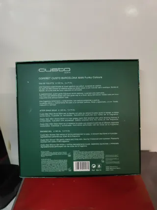 Custo Barcelona Man Set Perfume y Gel  y bálsamo .