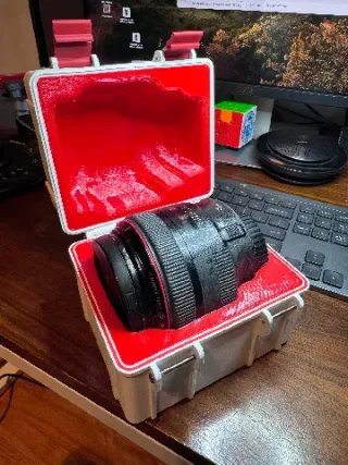 Caja Protectora para Objetivo Cámara Canon