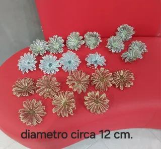 Addobbi Natalizi Fiori Oro Argento