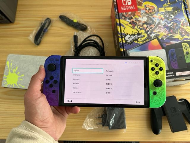 Nintendo Switch OLED Splatoon 3 Edición