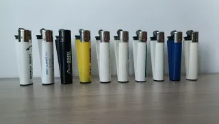 Lote x 10 Accendini CLIPPER Pubblicitari anni 80