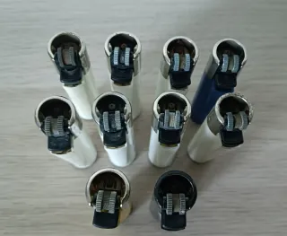 Lote x 10 Accendini CLIPPER Pubblicitari anni 80