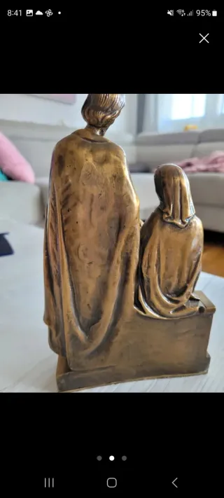 Nacimiento Belén Bronce Sagrada Familia