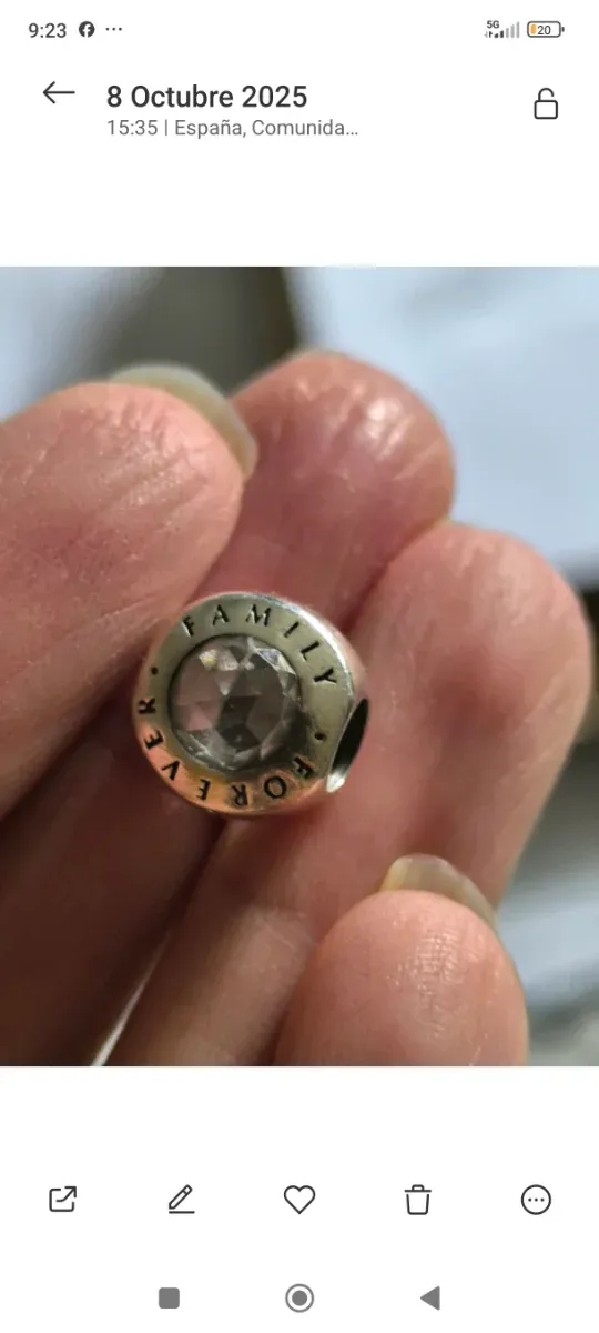 3 Charms de Pandora originales