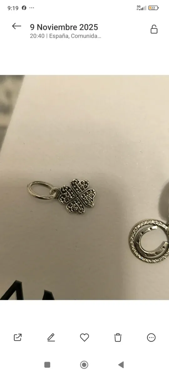 3 Charms de Pandora originales