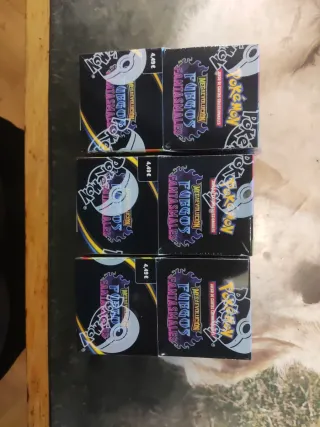 3 Cajas Pokémon Fuego Fantasmales Megaevolución