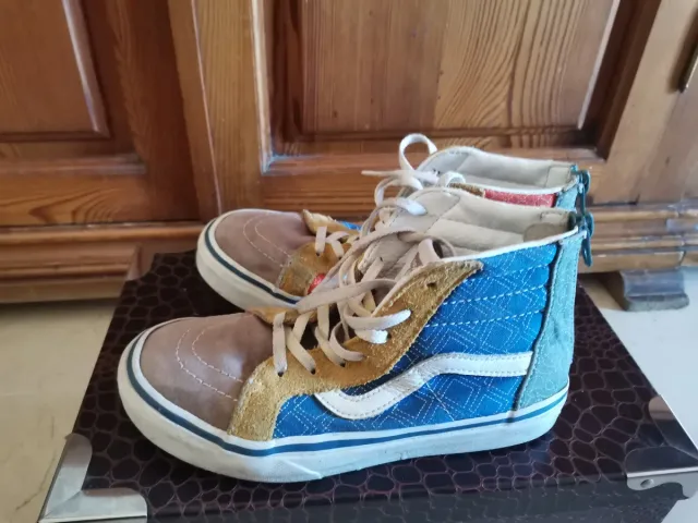 Zapatillas Vans niño cremallera trasera