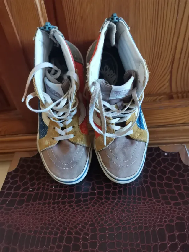 Zapatillas Vans niño cremallera trasera