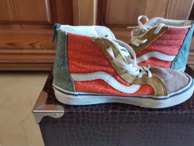 Zapatillas Vans niño cremallera trasera