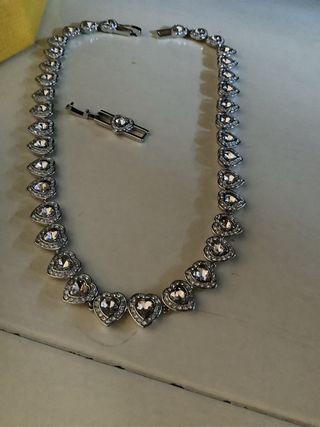 Collana Swarovski cuore Argento