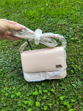 Borsa Karl Lagerfeld Beige/Rosa