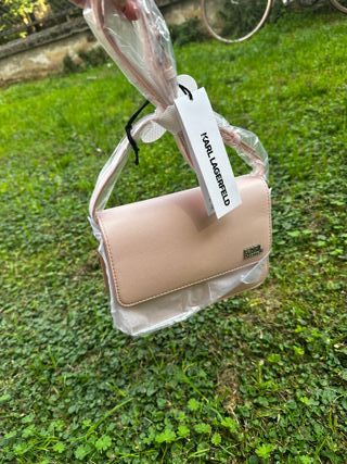 Borsa Karl Lagerfeld Beige/Rosa