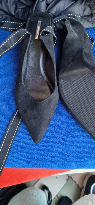 Zapatos de tacón negros mujer/niña
