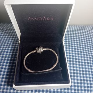 Pulsera Pandora Mariposa Plata