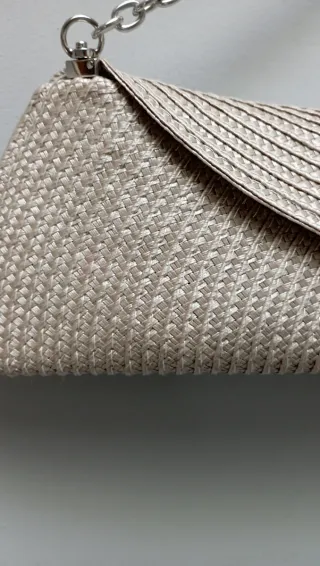 Bolso de fiesta beige