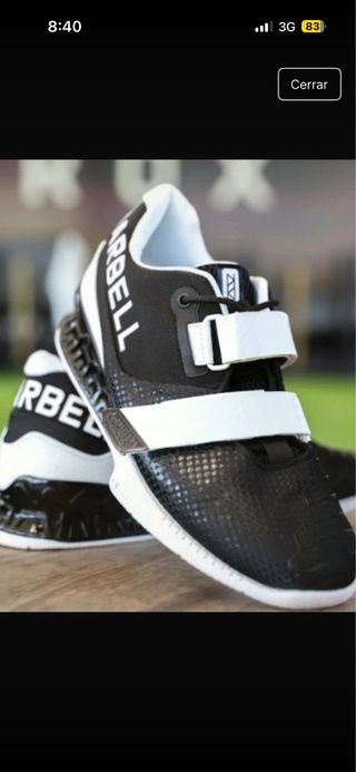 Zapatillas Barbell Negras y Blancas