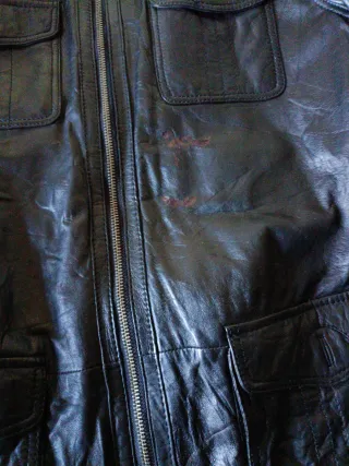 Cazadora Piel Pepe Jeans Negra