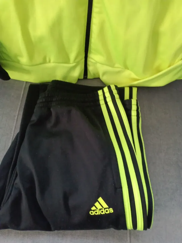 Chándal Adidas Hombre Negro y Amarillo