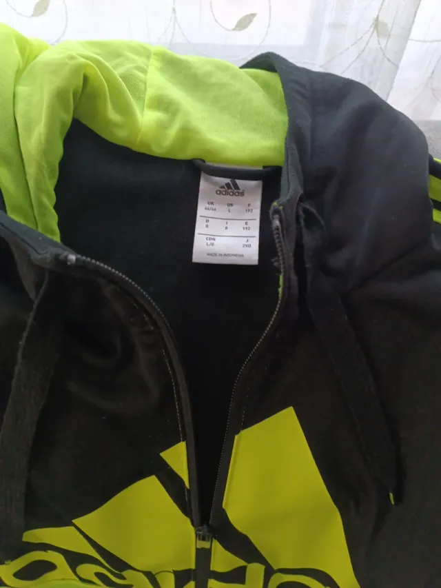 Chándal Adidas Hombre Negro y Amarillo