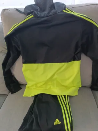Chándal Adidas Hombre Negro y Amarillo